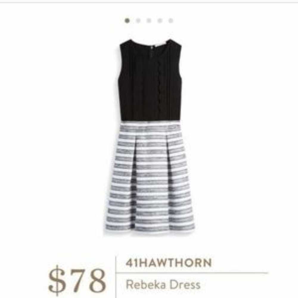 41 Hawthorn Rebeka Scalloped Fit & Flare Dress XXL